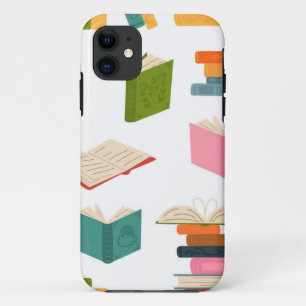 Funda Para iPhone 11 Patrón de libro