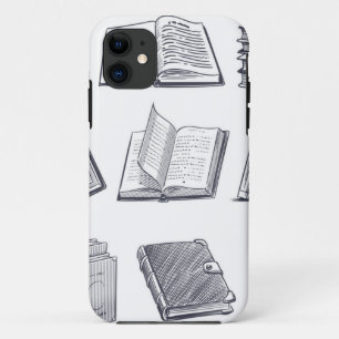 Funda Para iPhone 11 Patrón de libro