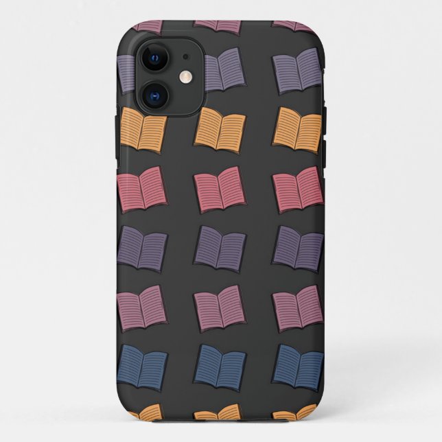 Funda De Case-Mate Para iPhone Patrón de libro (Reverso)