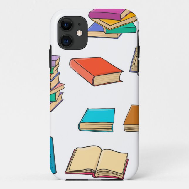Funda De Case-Mate Para iPhone Patrón de libro (Reverso)