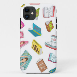 Funda Para iPhone 11 Patrón de libro