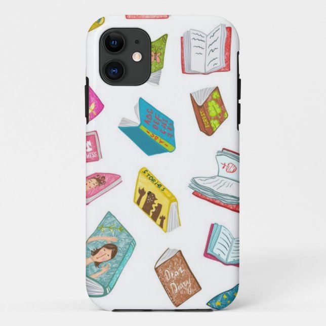 Funda De Case-Mate Para iPhone Patrón de libro (Reverso)