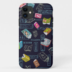 Funda Para iPhone 11 Patrón de libro