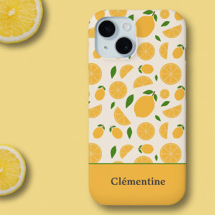 Funda Para iPhone 15 Patrón de limón