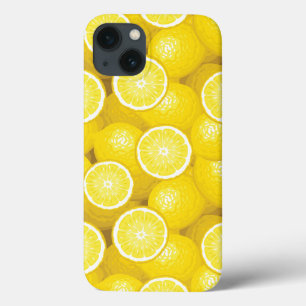 Funda Para iPhone 13 Patrón de limón 2