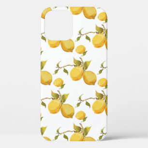 Funda Para iPhone 12 Patrón de limón vintage