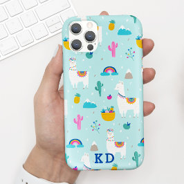 Funda Para iPhone X Patrón de Llama Azul de Aqua