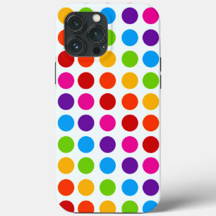 Funda Para iPhone 13 Pro Max Patrón de los círculos arcoiris coloridos