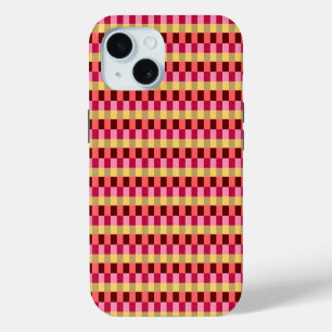 Funda Para iPhone 15 Patrón de lunares monogramados