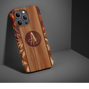 Funda Para iPhone 13 Pro Patrón de madera