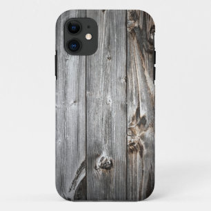 Funda Para iPhone 11 Patrón de madera ahumada