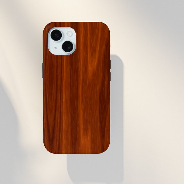 Funda De Case-Mate Para iPhone Patrón de madera de caoba (Subido por el creador)