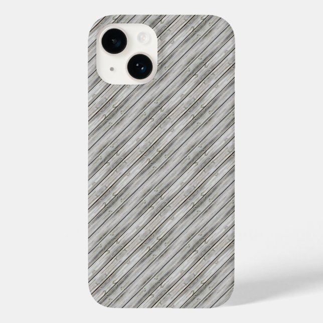 Funda De Case-Mate Para iPhone Patrón de madera sin costura (Reverso )