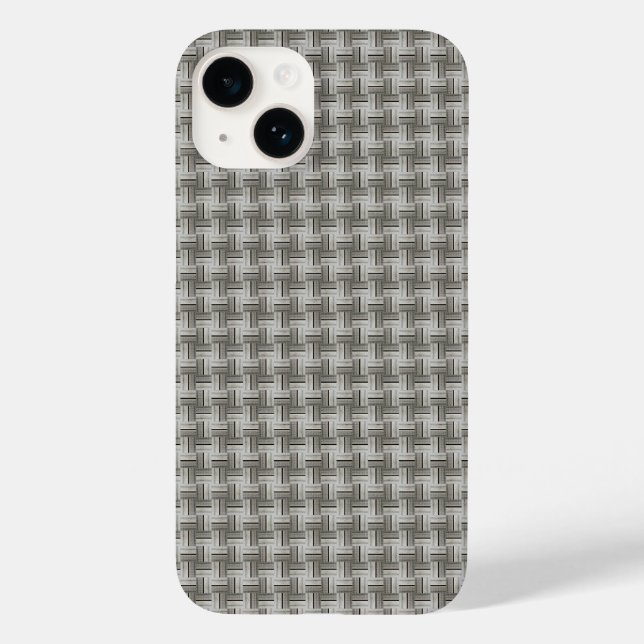 Funda De Case-Mate Para iPhone Patrón de madera sin foco (Reverso )