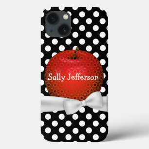 Funda Para iPhone 13 Patrón de maestro manzana