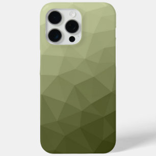 Funda Para iPhone 15 Pro Max Patrón de malla geométrica con gradiente de luz ve