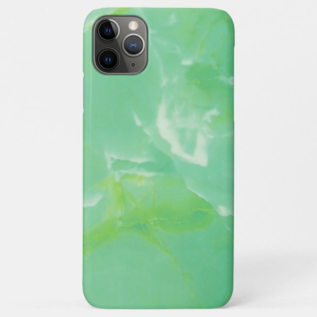 Funda De Case-Mate Para iPhone Patrón de mareo de jade verde esmeralda (Reverso)