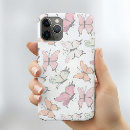 Funda Para iPhone 11 Pro Patrón de mariposa