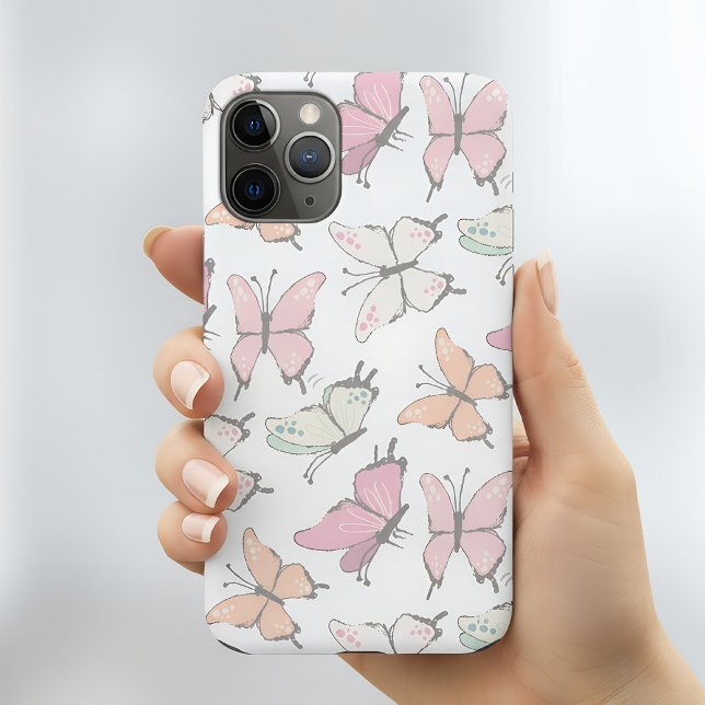 Funda De Case-Mate Para iPhone Patrón de mariposa (butterfly pattern phone case)