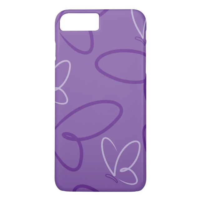 Funda De Case-Mate Para iPhone Patrón de mariposa (Reverso)
