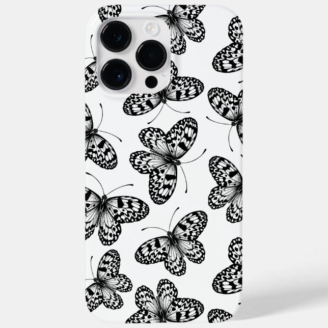 Funda De Case-Mate Para iPhone Patrón de mariposa de cometa de papel (Reverso)