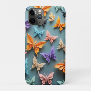 Funda Para iPhone 11 Pro Patrón de mariposa de origen