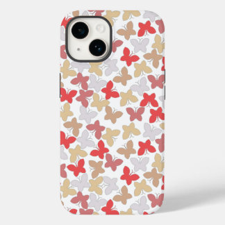 Funda Para iPhone 14 De Case-Mate Patrón de mariposa Pastel