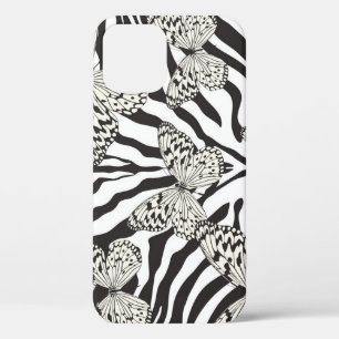 Funda Para iPhone 12 Patrón de mariposas multicolor inexistente. B