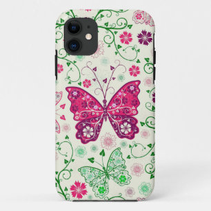 title_seo2 Patrón De Mariposas Y Flores Coloridas