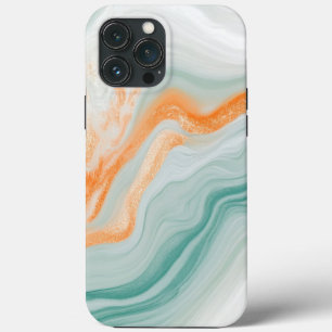Funda Para iPhone 13 Pro Max Patrón de mármol blanco elegante