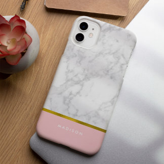 title_seo2 Patrón de mármol rosa y Relieve metalizado dorado