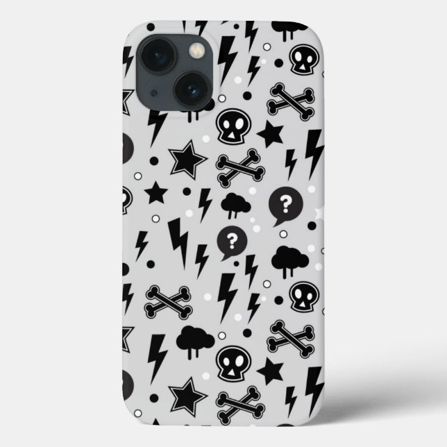 Funda De Case-Mate Para iPhone Patrón de moda (Reverso)