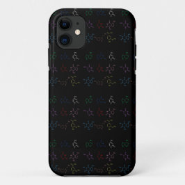 Funda Para iPhone 11 Patrón de molécula