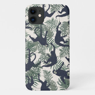 Funda Para iPhone 11 Patrón de mono vintage