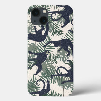 Funda Para iPhone 13 Patrón de mono vintage
