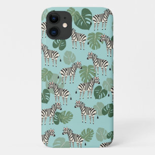 Funda Para iPhone 11 Patrón de monstruos cebra