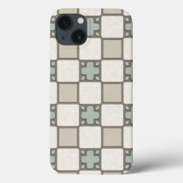 Funda Para iPhone 13 Patrón de mosaico