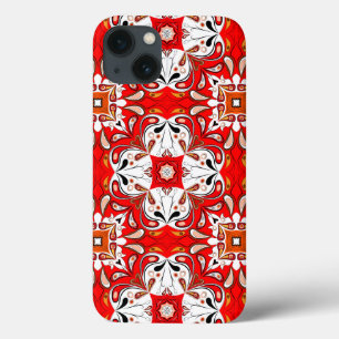 Funda Para iPhone 13 Patrón de mosaico cerámico portugués
