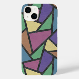 Funda Para iPhone 14 De Case-Mate Patrón de mosaico de colores de arcoiris silenciad