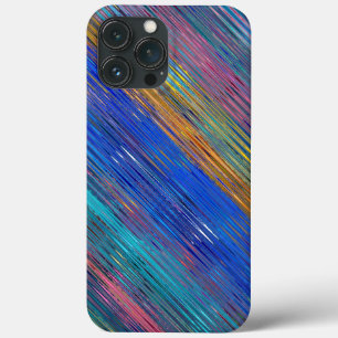 Funda Para iPhone 13 Pro Max Patrón de mosaico de franjas decorativas #3