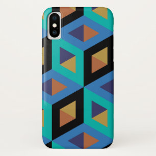 Funda Para iPhone X Patrón de mosaico de las exageraciones decorativas