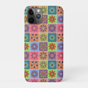 Funda Para iPhone 11 Pro Patrón de mosaico de Mandala colorido - Geométrico