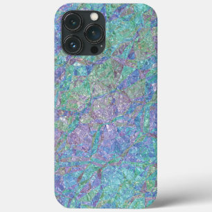 Funda Para iPhone 13 Pro Max Patrón de mosaico de mármol poligonal de Hip Artsy