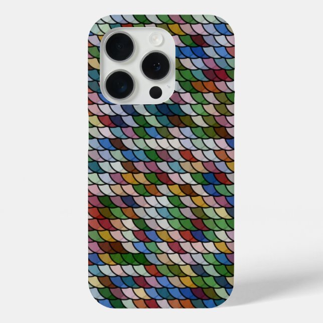 Funda De Case-Mate Para iPhone Patrón de mosaico de vieira (Reverso )