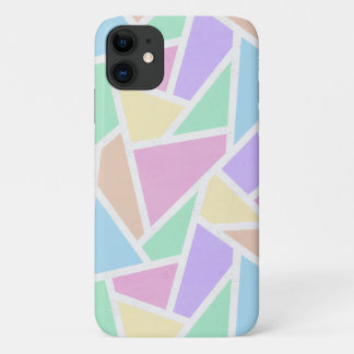 Funda Para iPhone 11 Patrón de mosaico del arcoiris pastel