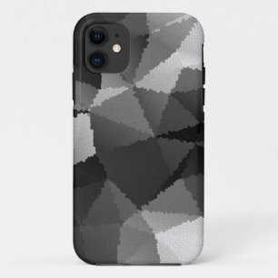 Funda Para iPhone 11 Patrón de mosaico en blanco y negro
