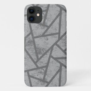 Funda Para iPhone 11 patrón de mosaico gris