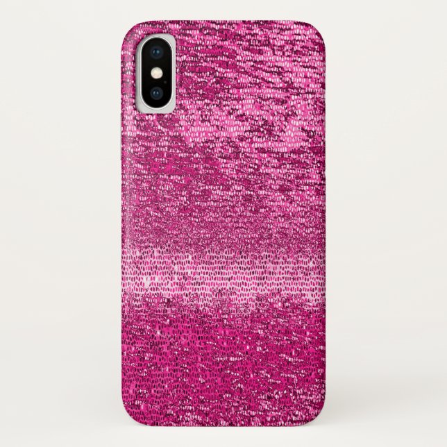 Funda De Case-Mate Para iPhone Patrón de mosaico rosa (Reverso)
