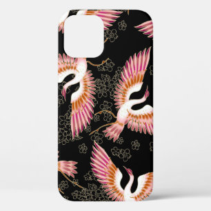 Funda Para iPhone 12 Patrón de motivos de kimono japonés tradicional