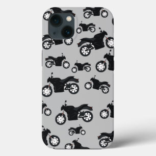 Funda Para iPhone 13 Patrón de motocicleta